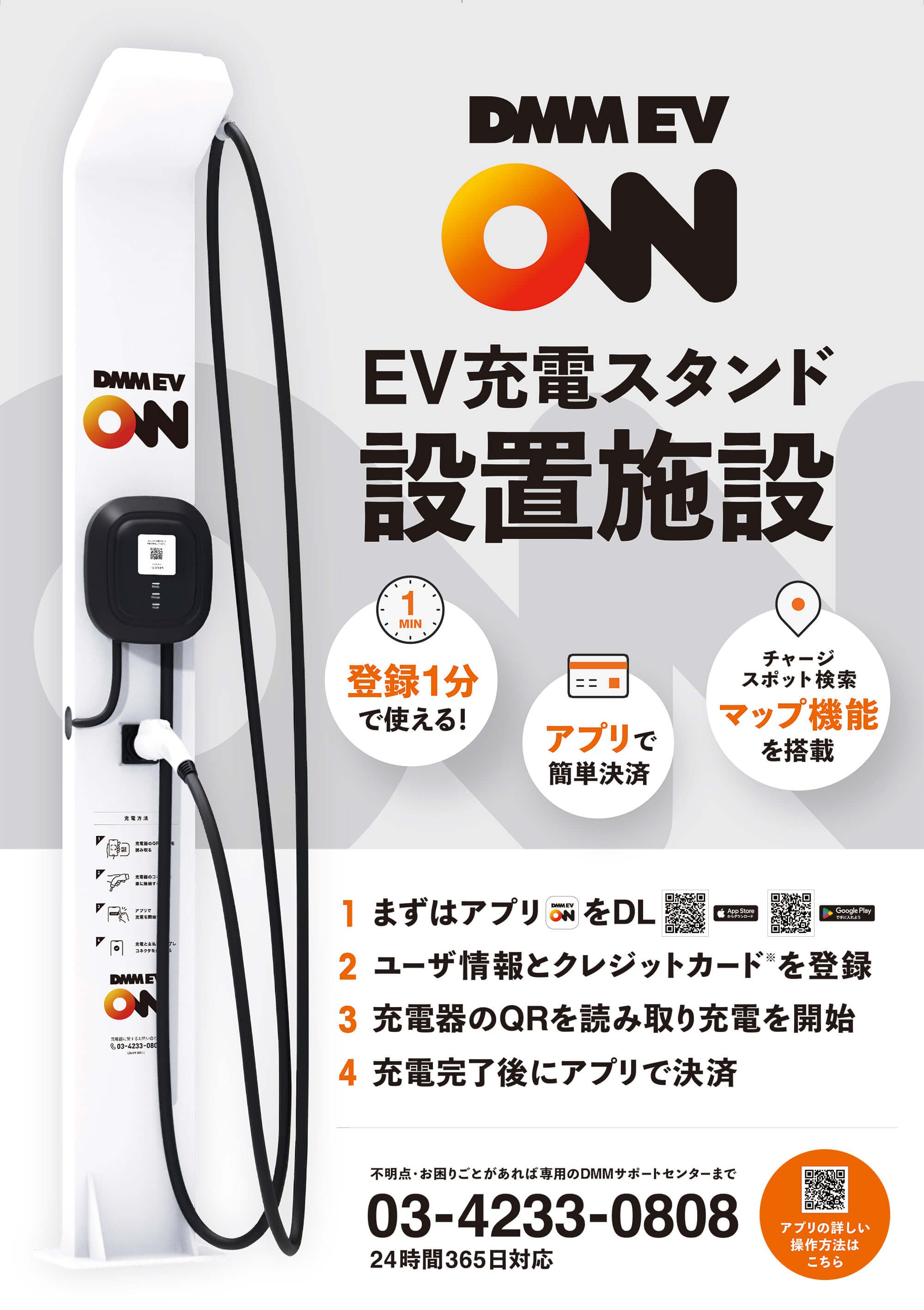 DMMのEV充電スタンド